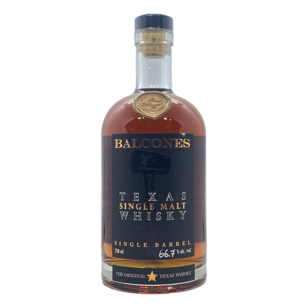 Balcones Single Barrel Cask Strength Texas Single Malt American Whisky 700mL