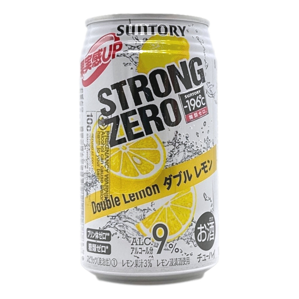 Suntory -196 Strong Zero Double Lemon (10X350mL)