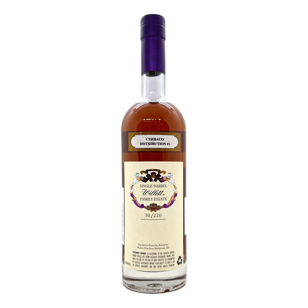 Willett Family Estate 6 Year Old Small Batch Rare Release Cask Strength Straight Kentucky Bourbon Whisky 700mL