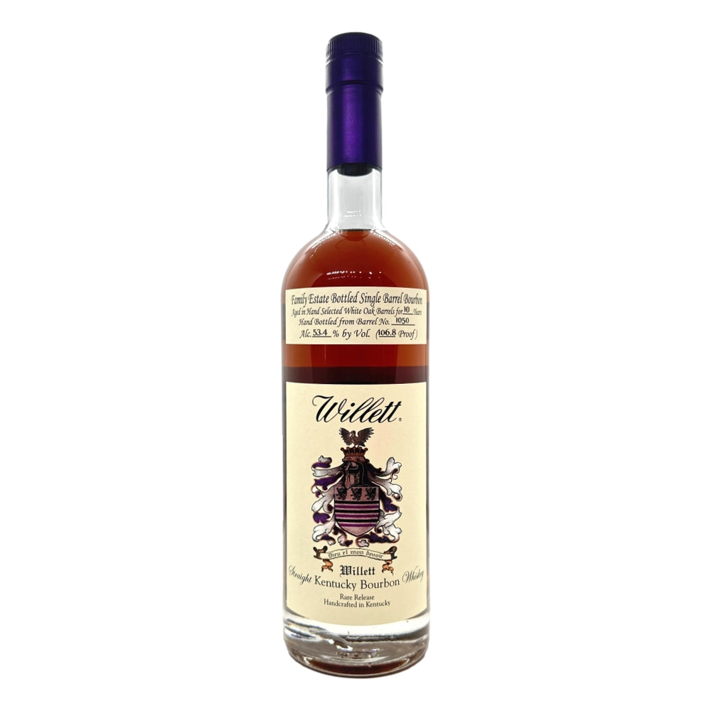 Willett Family Estate 10 Year Old Small Batch Single Barrel Kentucky Bourbon Whiskey 700mL (Barrel 1050)