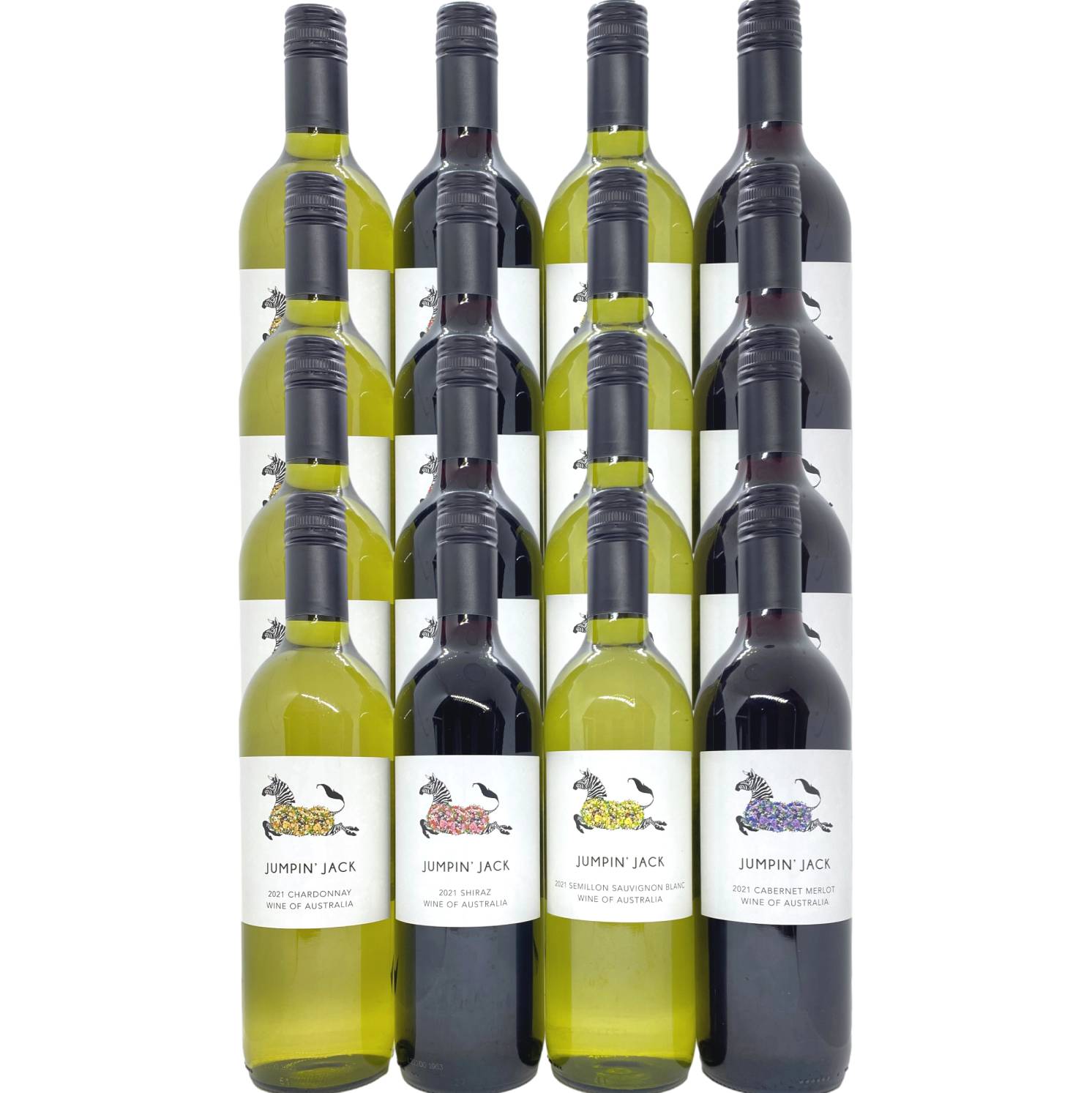 Jumpin' Jack Assorted Wines (12X750mL)