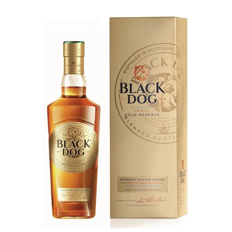 Black Dog Triple Gold Reserve Whisky 750mL