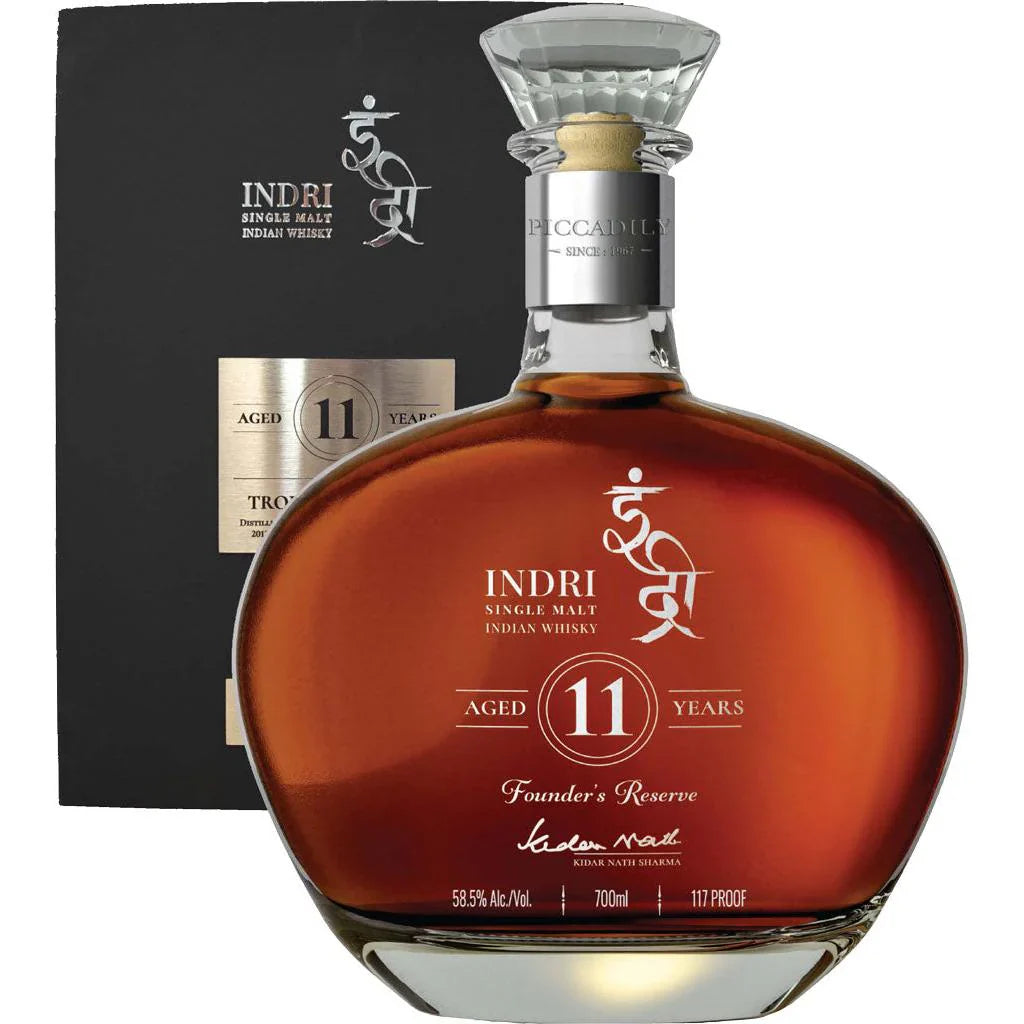 Indri Founder's Reserve Indian Single Malt Whisky 11 Year Old 700mL