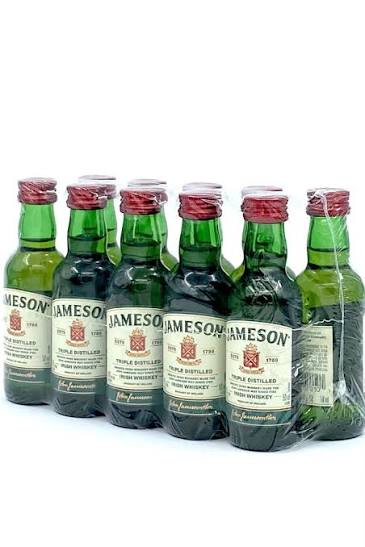 Jameson Irish Whiskey 50mL X 10 Bottles Bundle