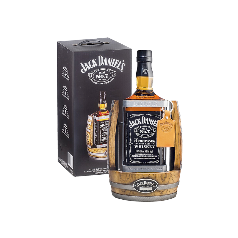 Jack Daniel's Old No.7 Tennessee Whiskey and Cradle 1.75L