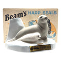 Jim Beam 100 Months Old Decanter 1986 Harp Seals 750mL - Sealed With Box