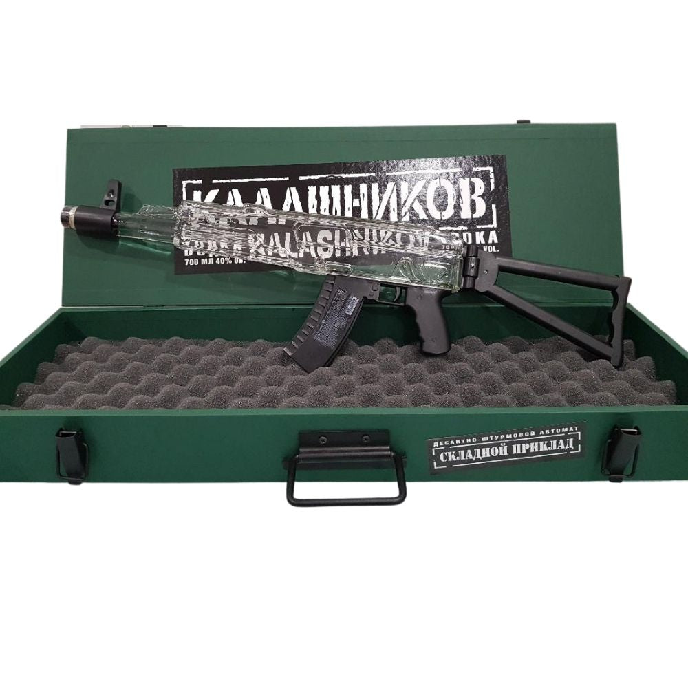 Kalashnikov Russian Vodka AK47 In Wooden Box 700mL