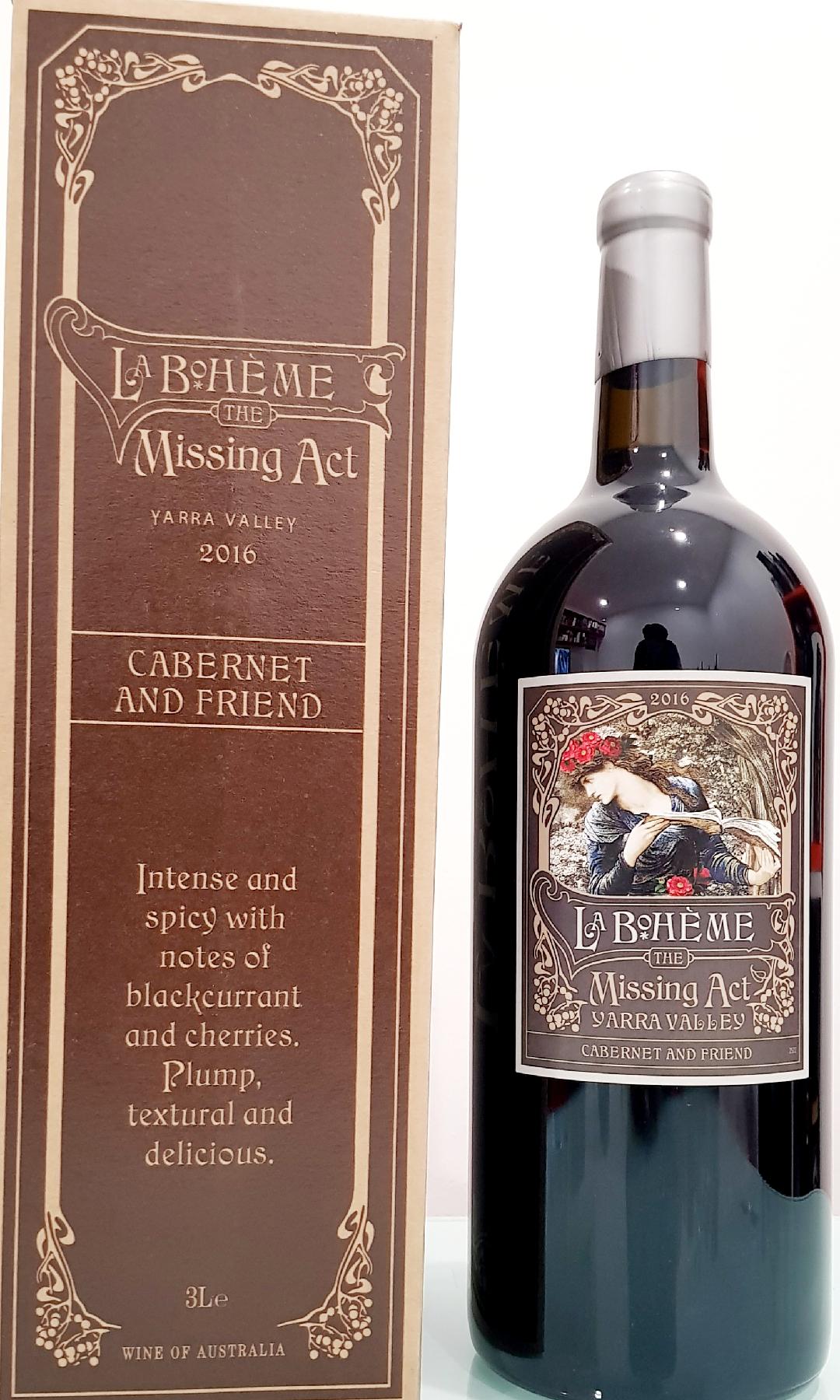 La Boheme Red Wine Magnum 3 Liter Gift Box