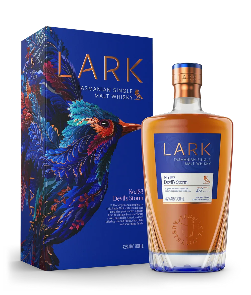 Lark No.183 Devil's Storm Tasmanian Single Malt Whisky 700ml