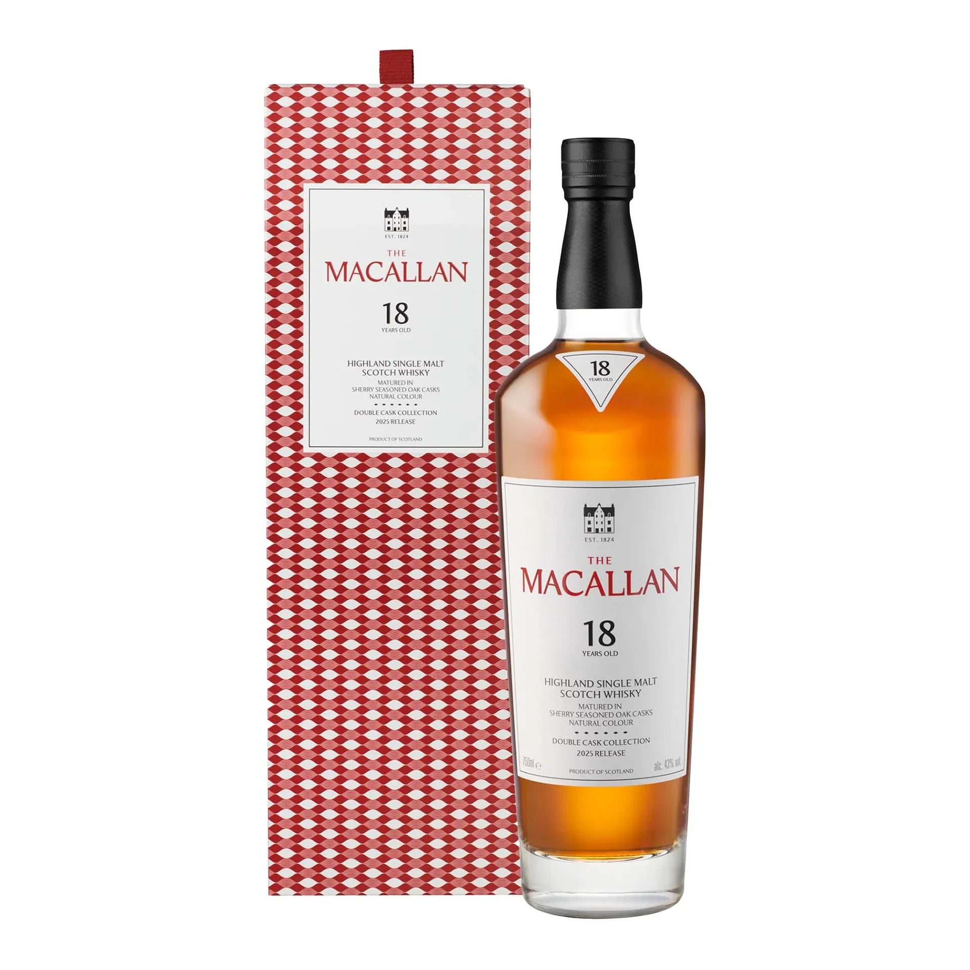 The Macallan Double Cask 18 YO Single Malt Scotch Whisky 700mL