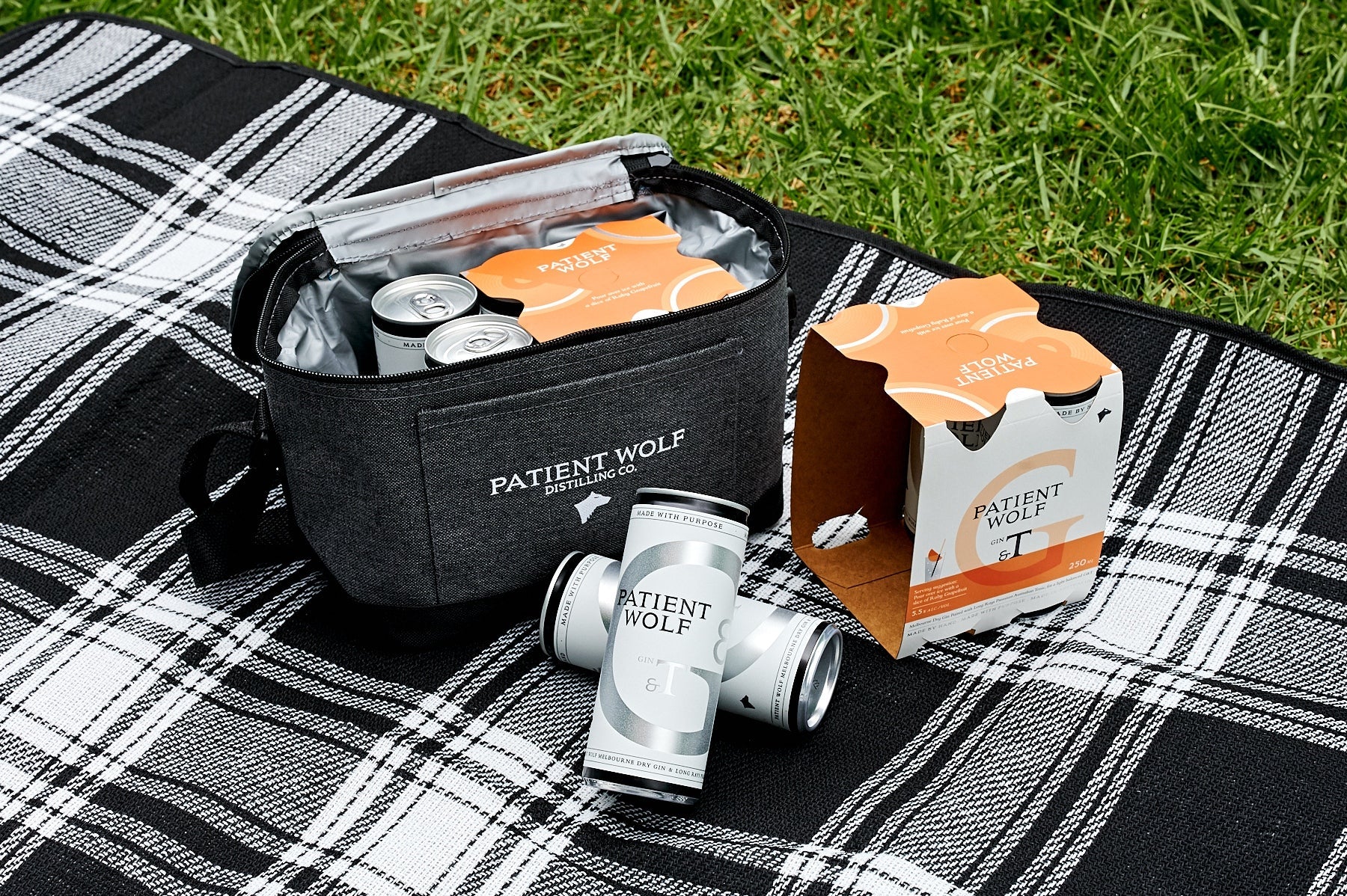 Patient Wolf Distilling Co. Cooler Bag