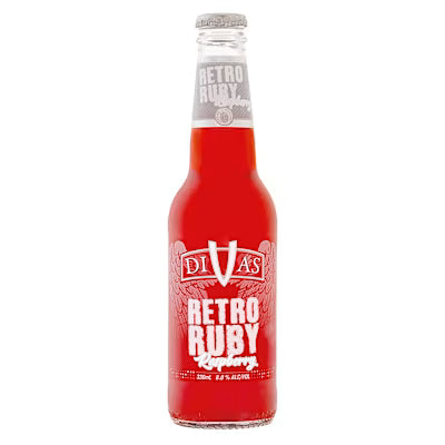Divas Retro Ruby Raspberry 330 ml 10 Pack