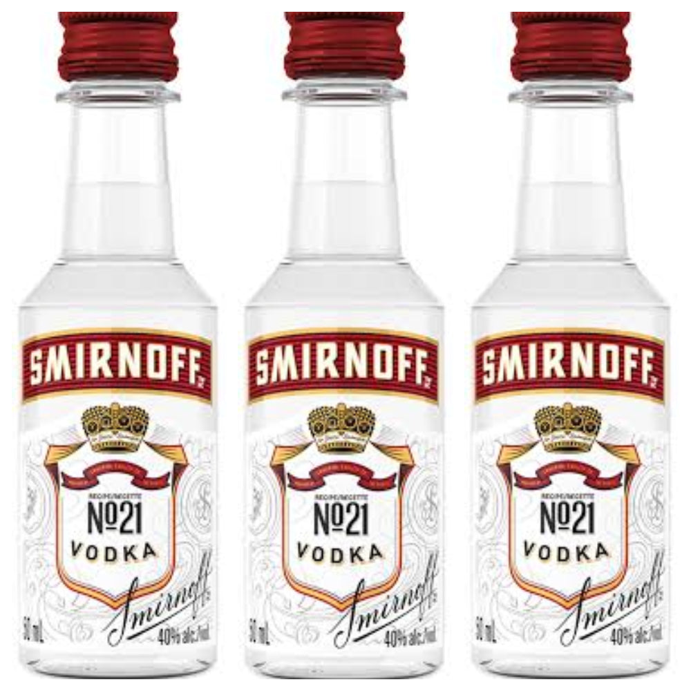 Smirnoff Red Label Vodka (3X50mL)
