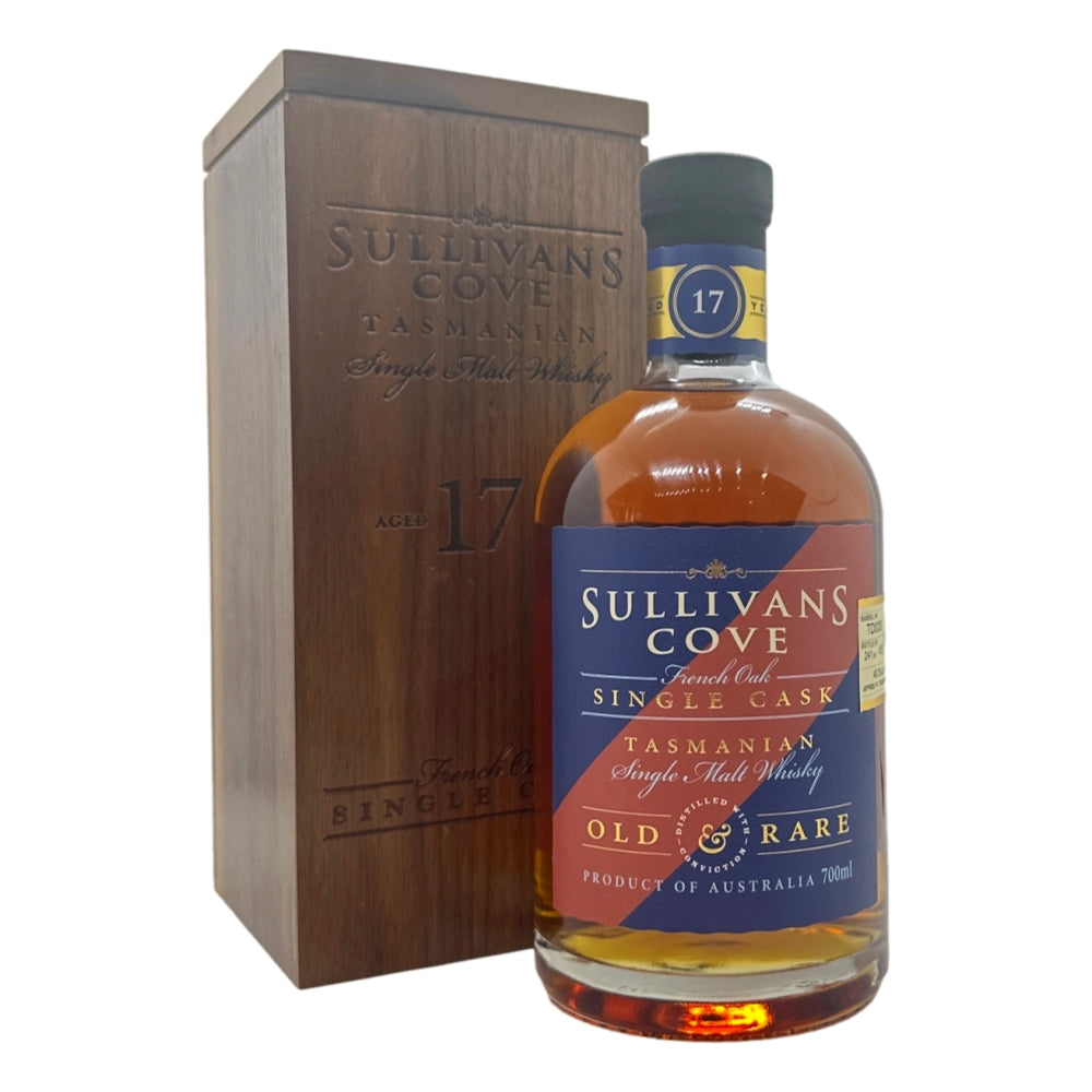 Sullivans Cove French Oak Second Fill 17 YO Single Cask Old and Rare Whisky (Barrel No. TD0028) 700mL