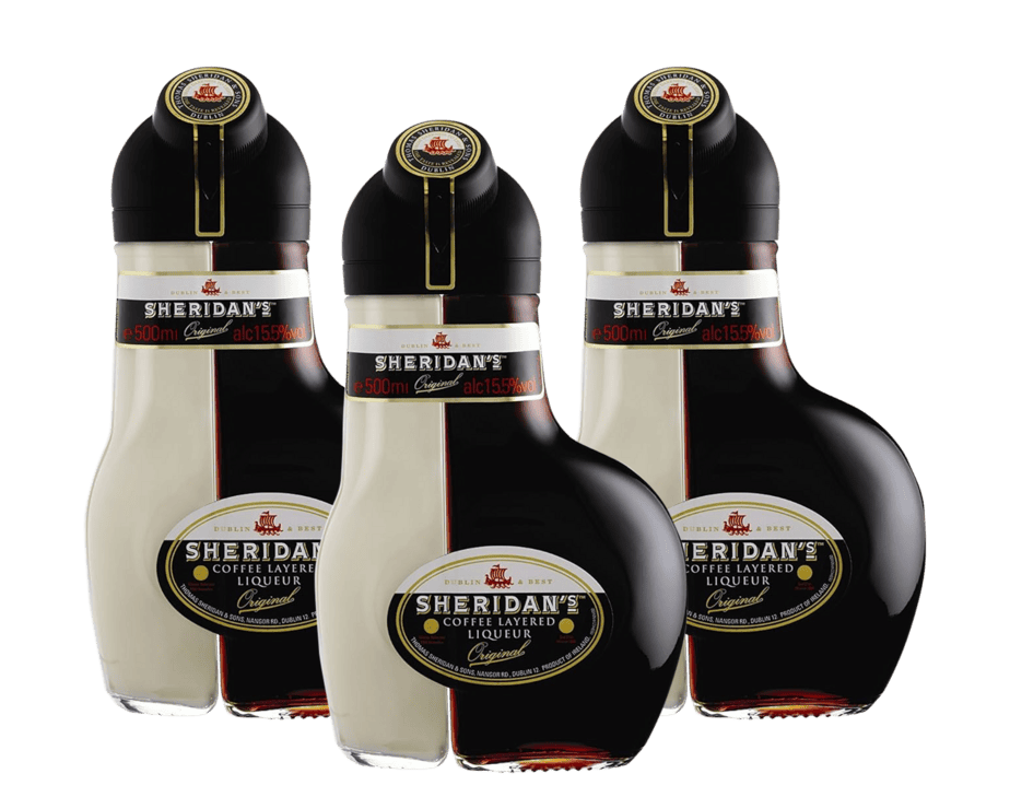 Sheridan's Coffee Layered Liqueur 1000mL x 3 Bottles BUNDLE