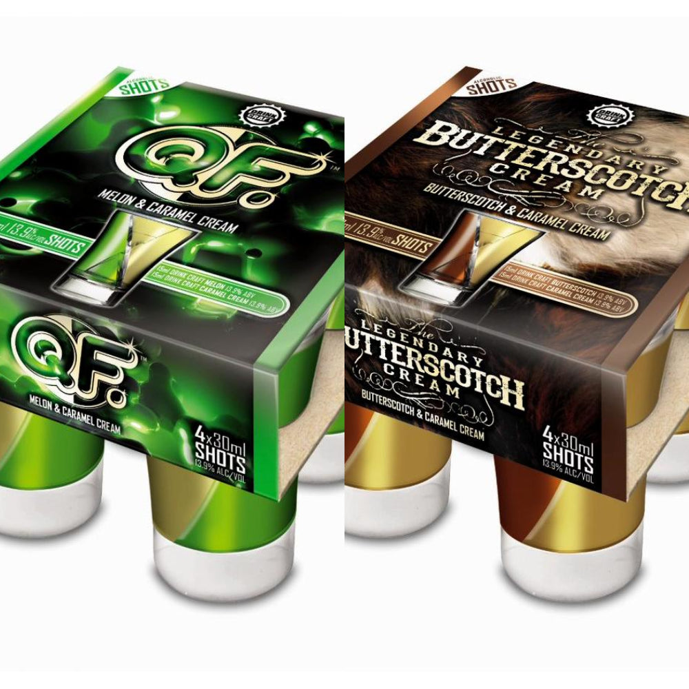 Drinkcraft QF and Butterscotch Shots (8X30mL)