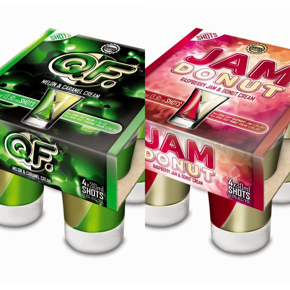 Drinkcraft QF and Jam Donut Shots (8X30mL)