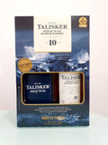 Talisker 10 Year Old Single Malt Scotch Whisky and Flask In A Gift Set 700mL