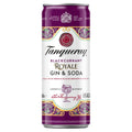 Tanqueray Royale Blackcurrant Gin and Soda Can (10X250mL)