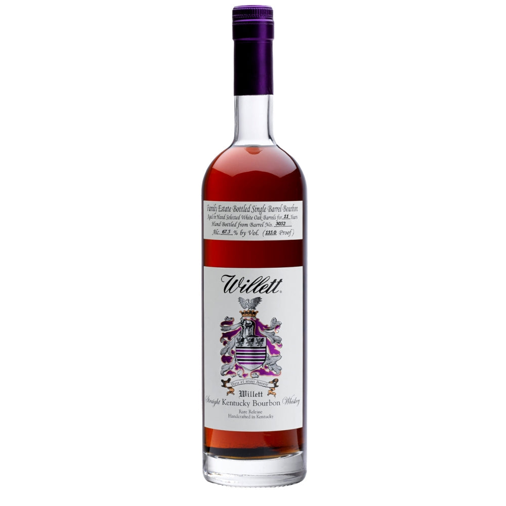 Willett Family Estate 11 Year Old Small Batch Single Barrel Kentucky Bourbon Whiskey 700mL (Barrel 3052)