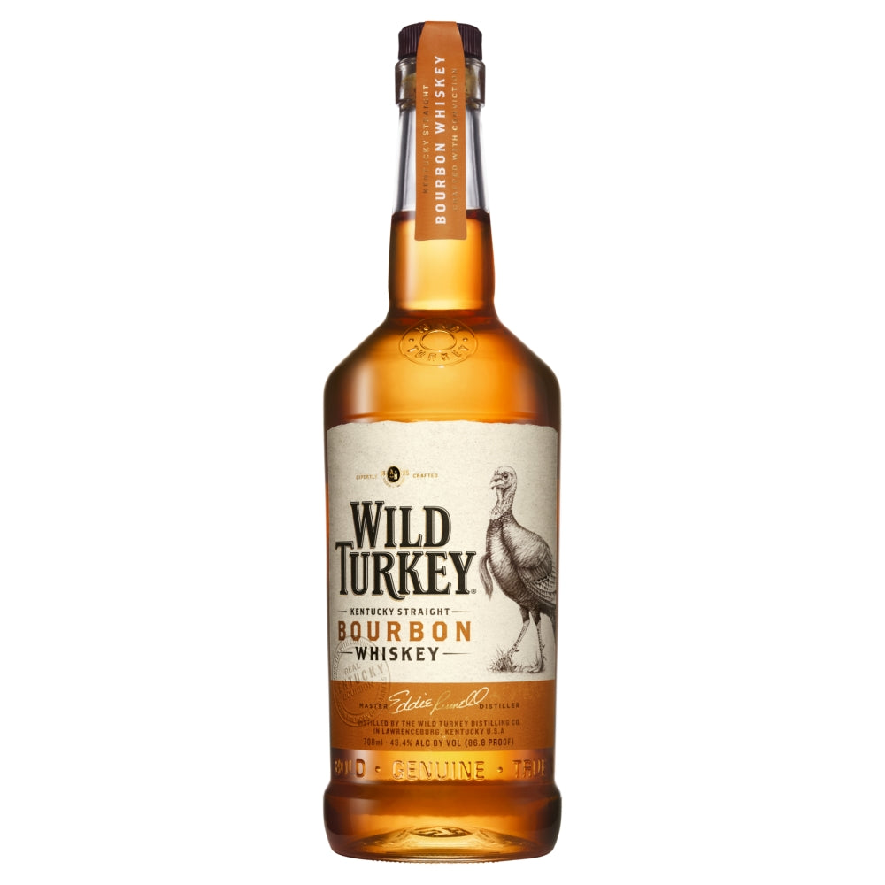 Wild Turkey Kentucky Straight Bourbon Whiskey 700mL (Discontinued 86.8 Proof)