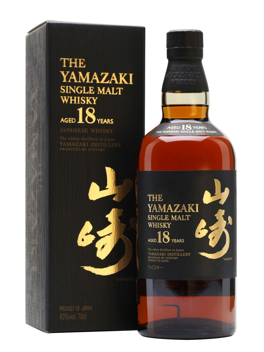 Yamazaki 18 Year Old Single Malt Japanese Whisky 700mL