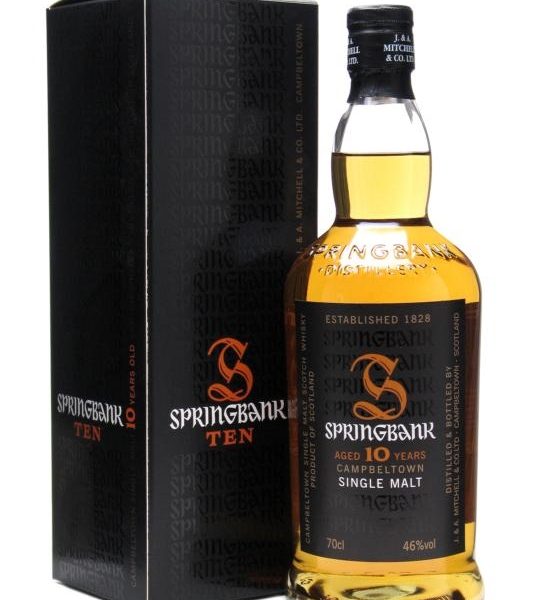 Springbank 10 Year Old Single Malt Scotch Whisky 700ml 46 % abv