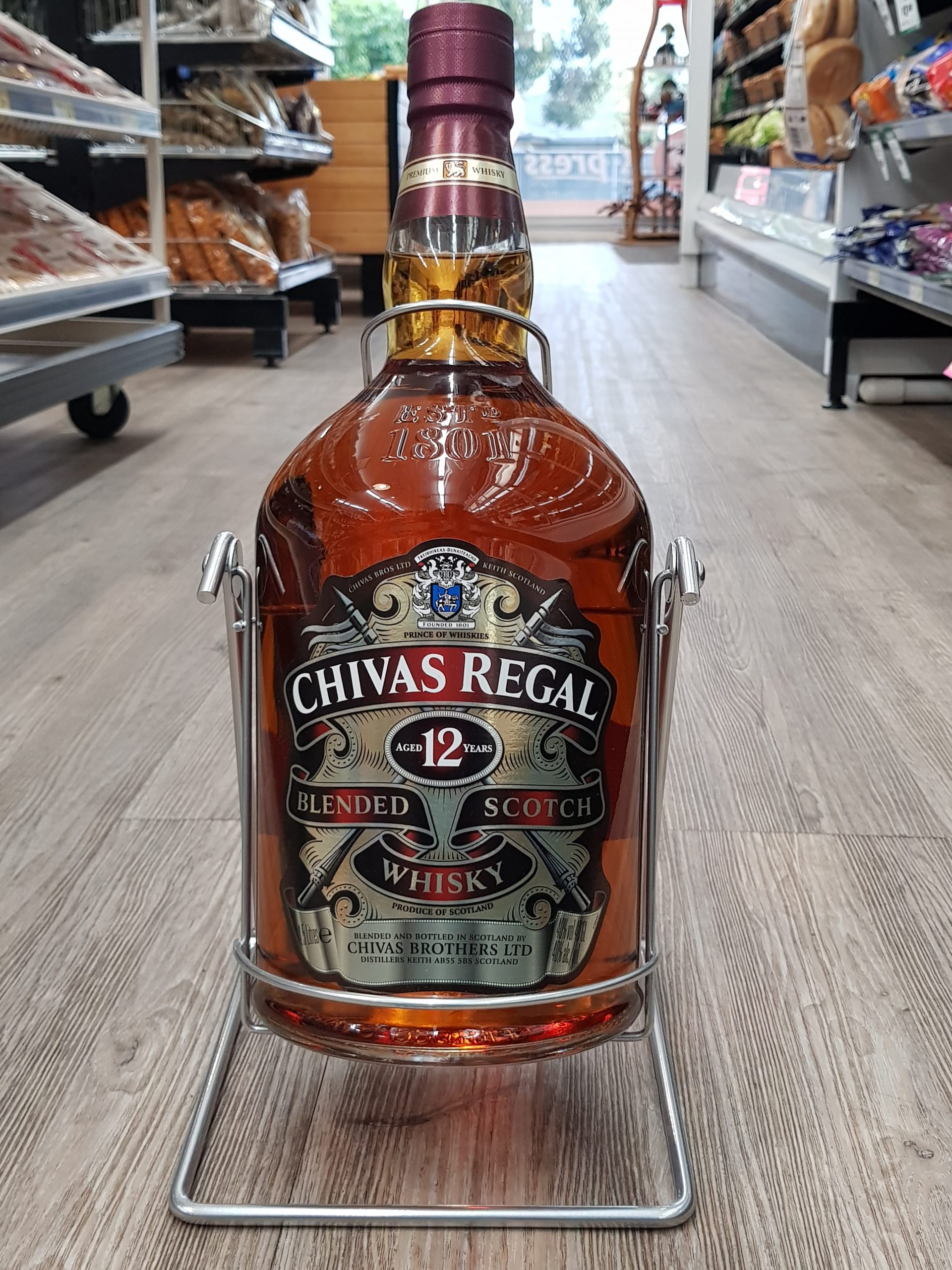 Chivas Regal 12 YO scotch Whisky in Cradle with Gift Box 4