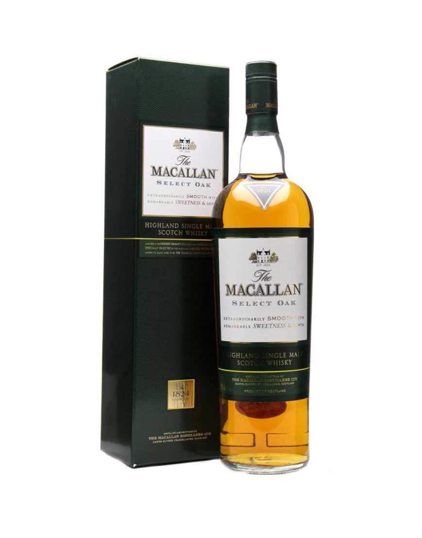 The Macallan Green Select Oak Single Malt Scotch Whisky 1000 Ml 40 Abv My Liquor Online
