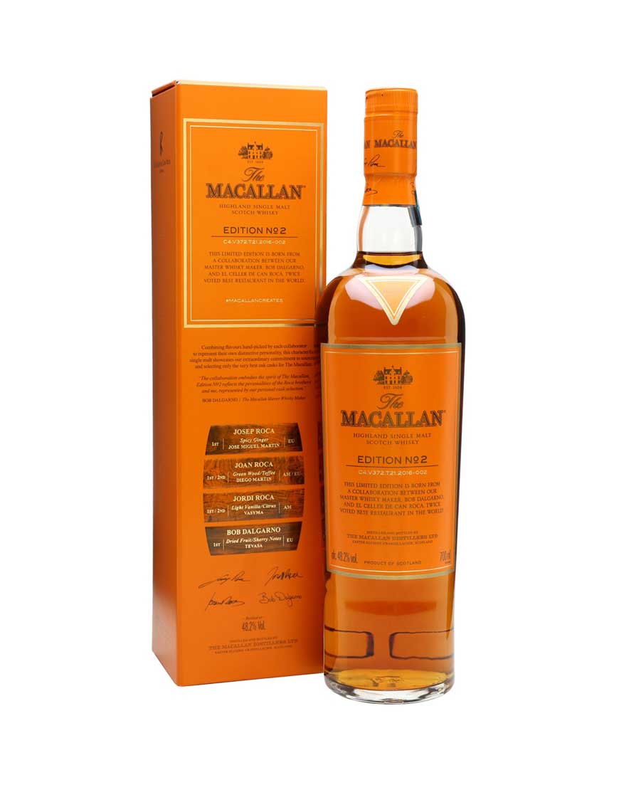 The Macallan Edition No 2 Single Malt Scotch Whisky 700ml 48 2 My Liquor Online