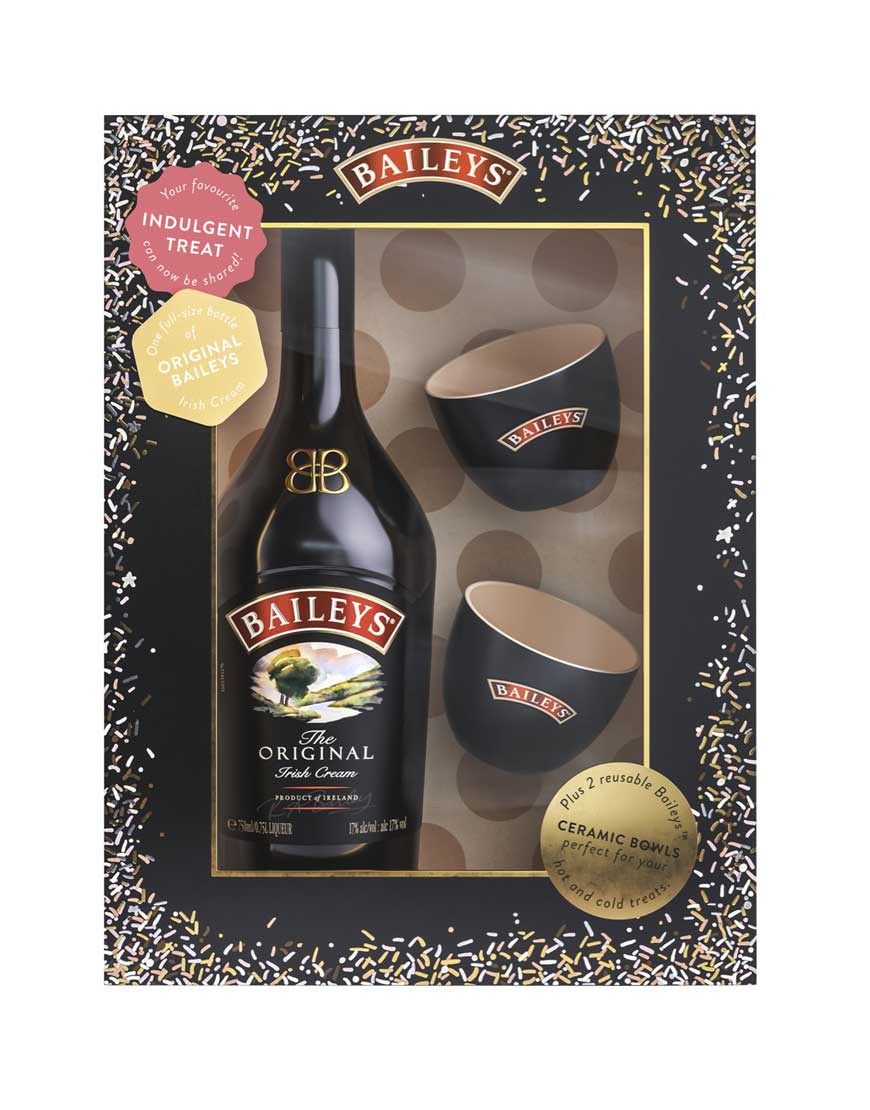 Baileys Gift Pack 700mL with 2 branded cereamic cups My