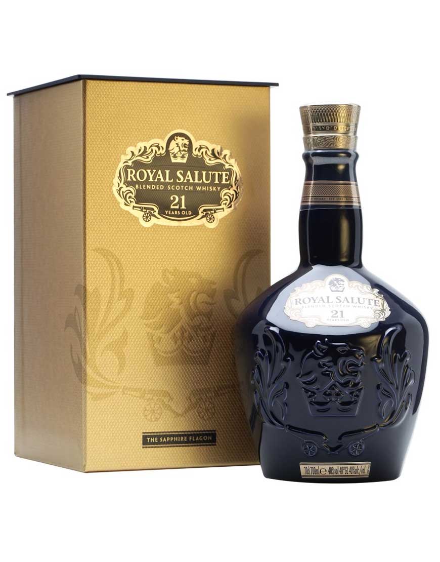 Royal Salute SAPPHIRE 21 Year Scotch Whisky 700mL 40% abv My Liquor  Online