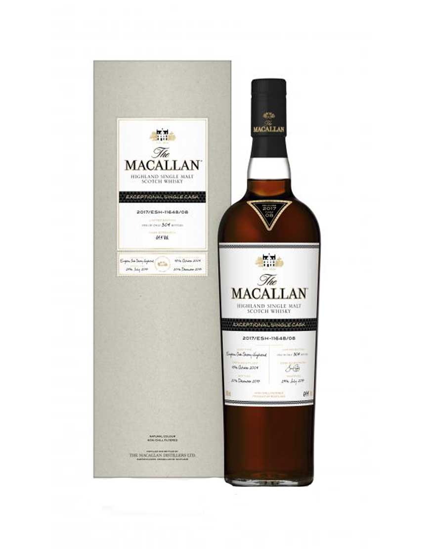 Macallan Exceptional Single Cask 2017 Esh 11648 08 Ltd Edition Cask Strength Single Malt Scotch Whisky 700ml 64 4 My Liquor Online