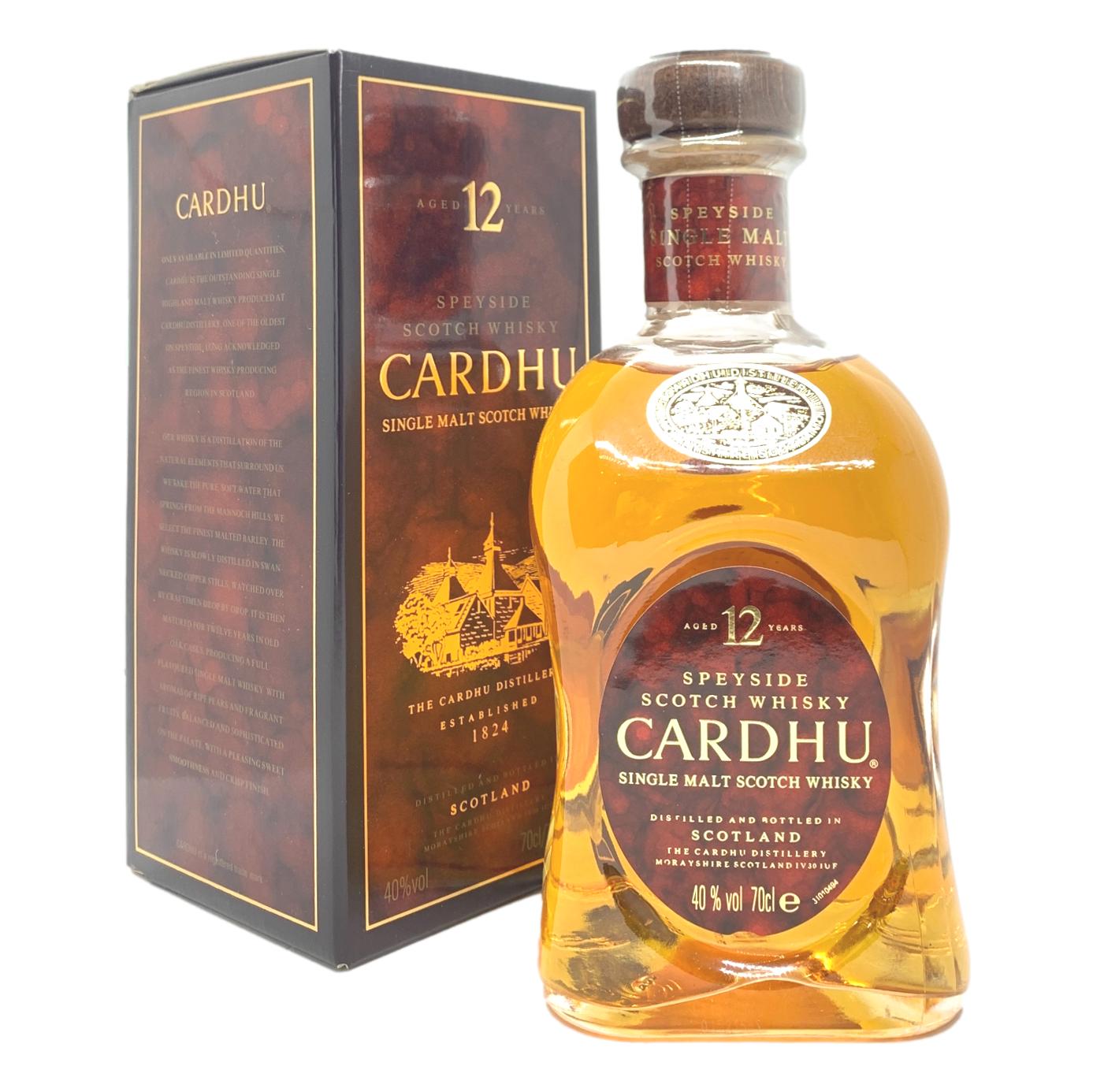 Cardhu 12 Year Old Highland Single Malt Scotch Whisky, 70cl, 40