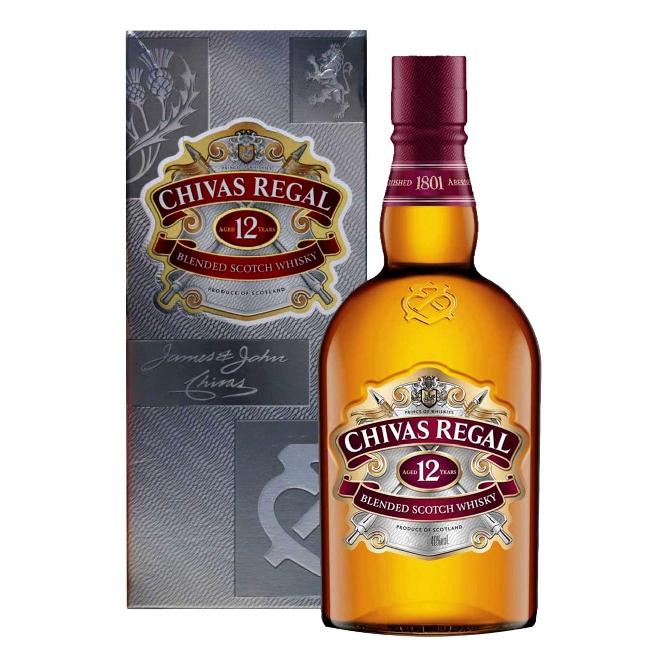 Chivas Regal 12 Year Old Scotch Whisky 1L - My Liquor Online