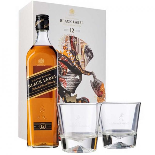 Johnnie-Walker-Black-Gift-Pack-700mL-with-2-whisky-glasses